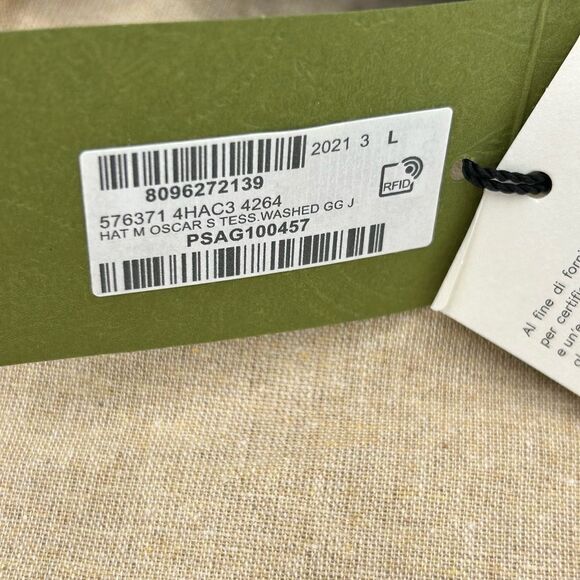 Men’s Gucci blue denim bucket hat size large made in Italy - Picture 8 of 8